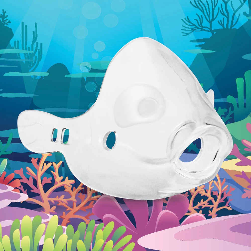 Bubbles The Fish Pediatric Aerosol Mask - Image 5